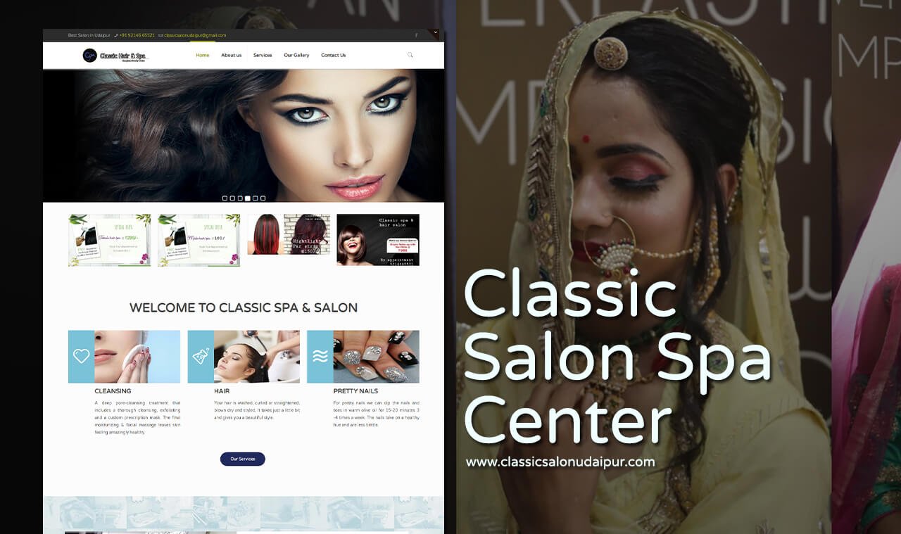 salon website design