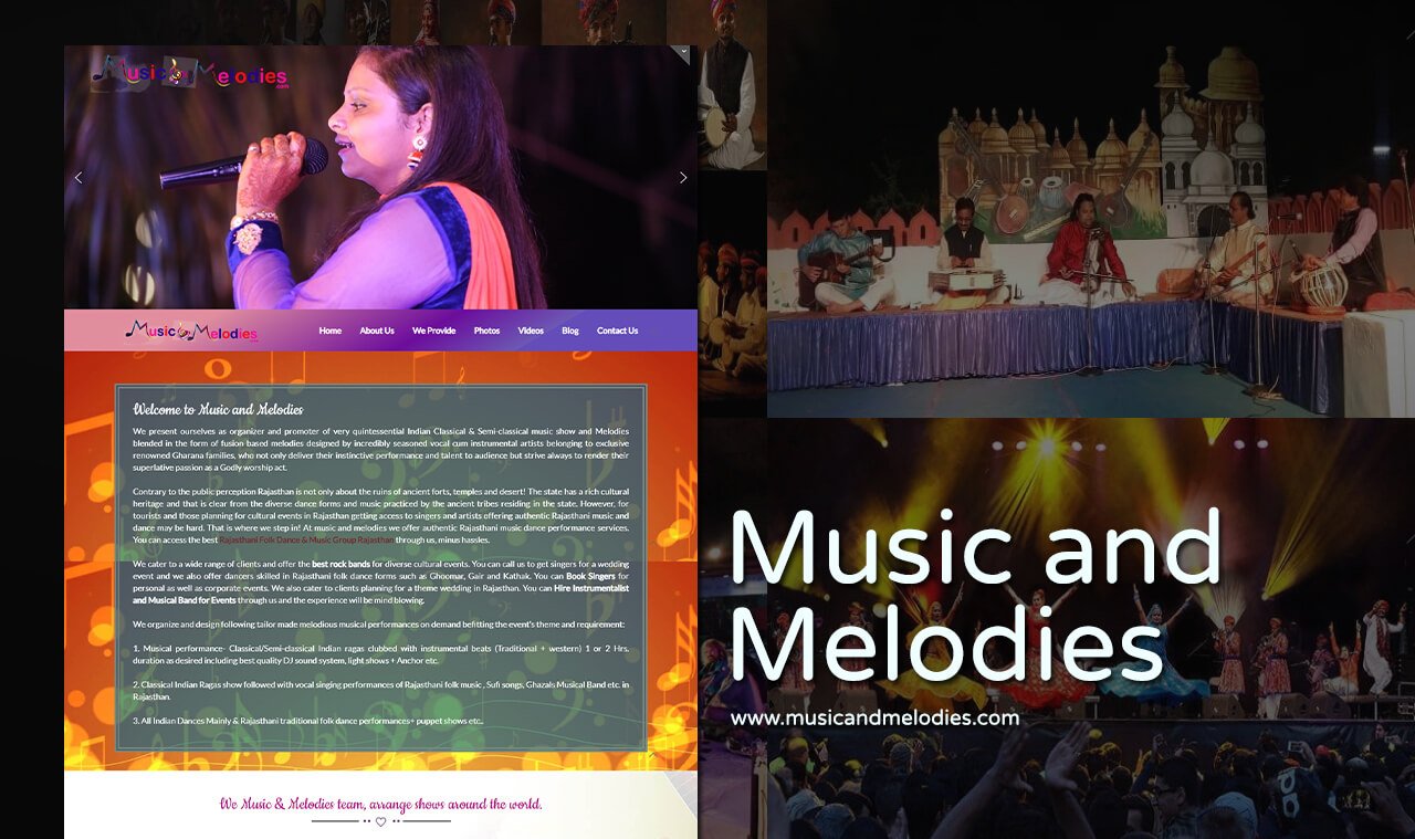 music artist anchor website design