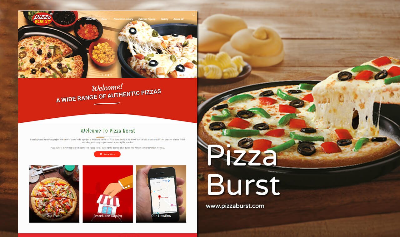 pizza website designer