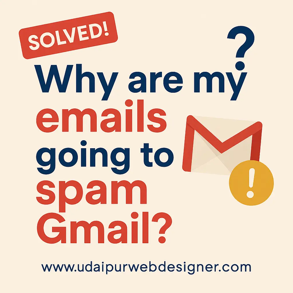Why are my emails going to spam gmail