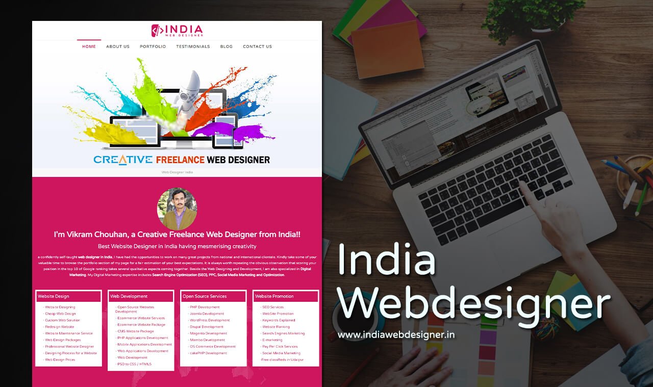 personal portfolio web design