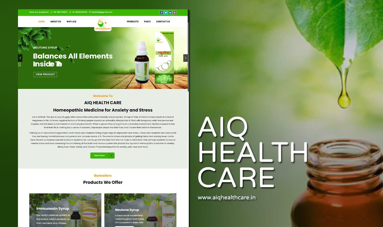 Homeopathic Clinic Website Designer 1