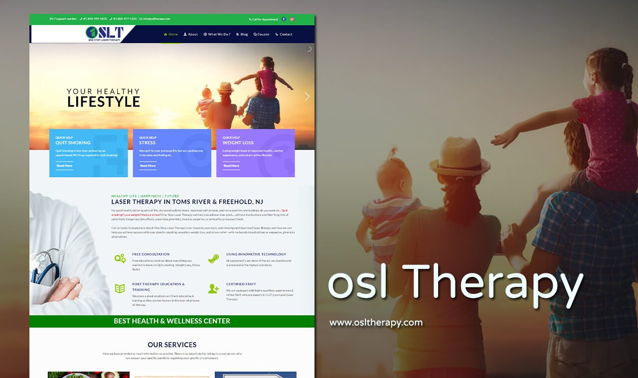 Laser Therapy Website Designers