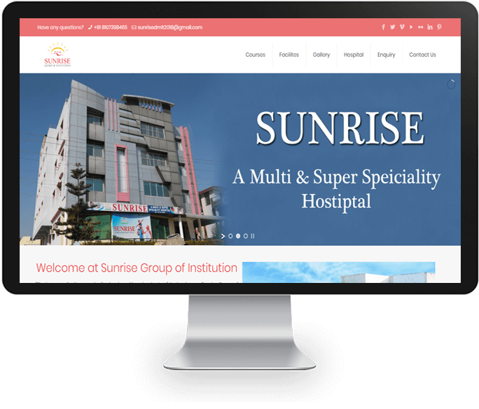 Medical Institute Website Designer