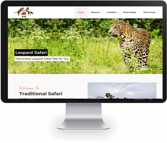 Wildlife Safari Website Designer