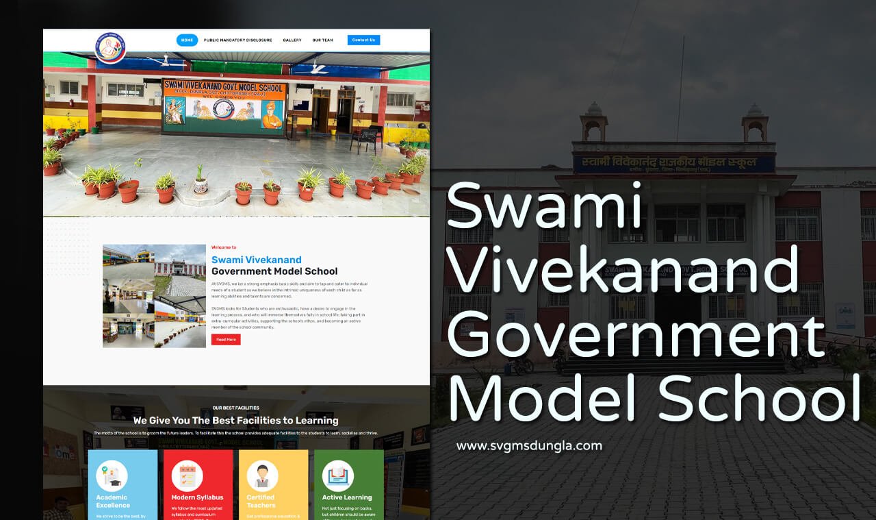 model school website designer in udaipur india