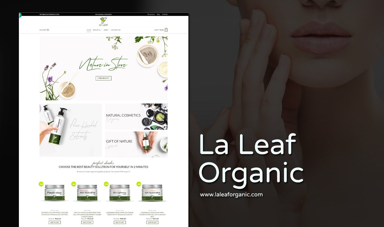 organic products website designer in udaipur india