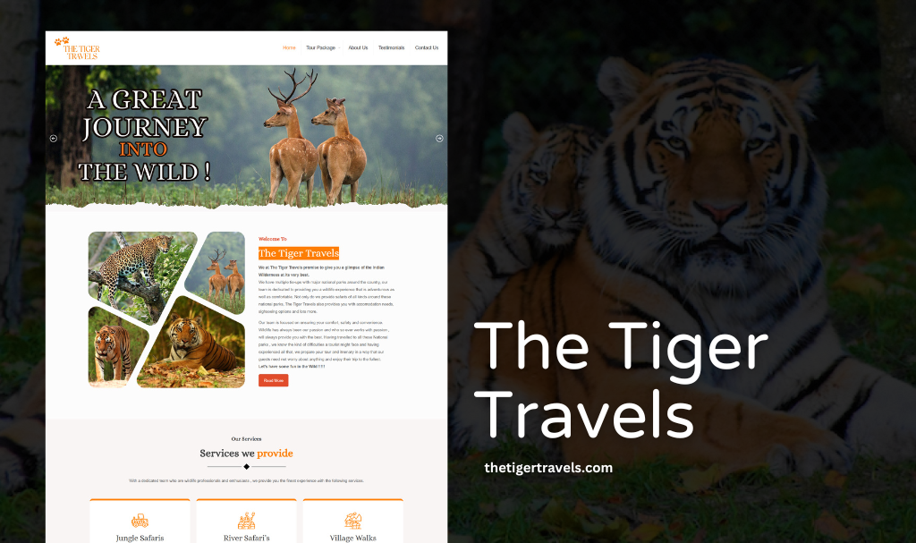Tour Packages Website Designer Udaipur