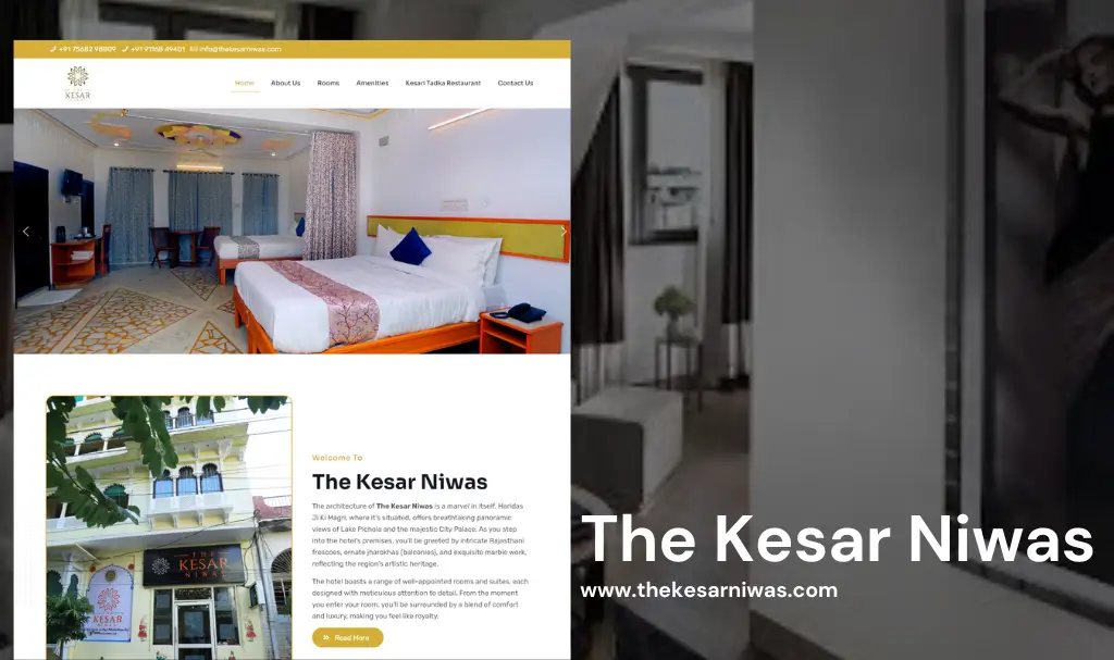 Elegant Hotel Website Design