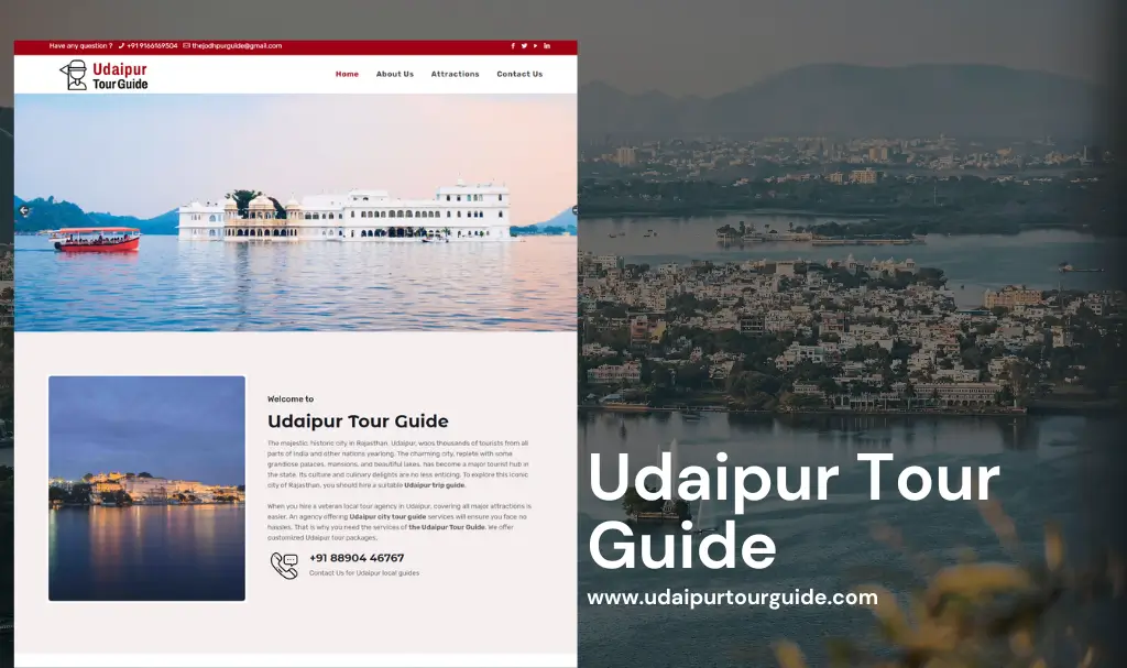 Websites Design for Udaipur Tour Guides