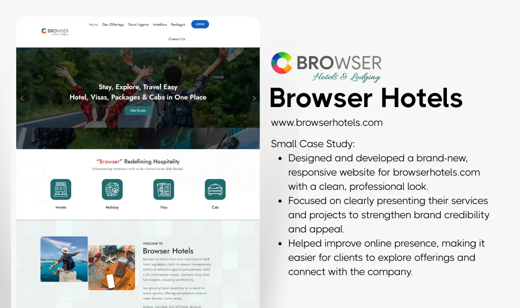 Hotel Group Website Designer