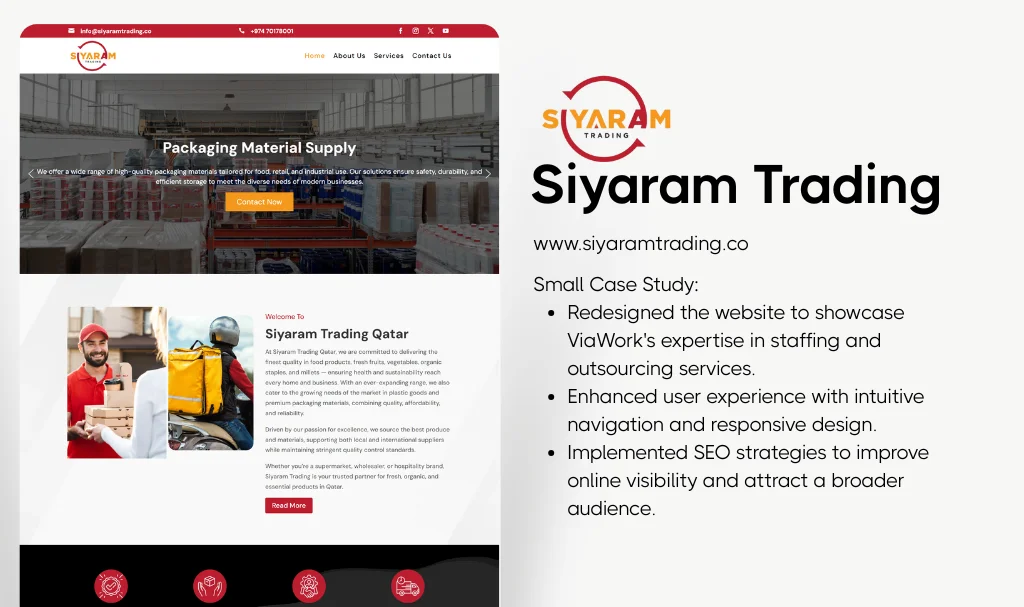 Trading Company Website Designer