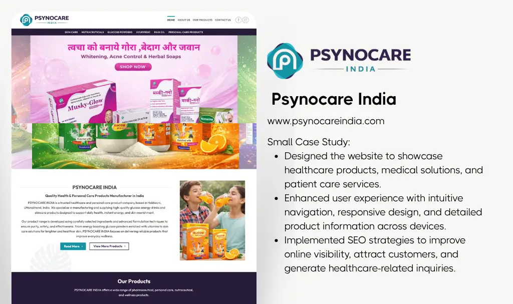 Best pharmaceutical products website designer udaipur rajasthan