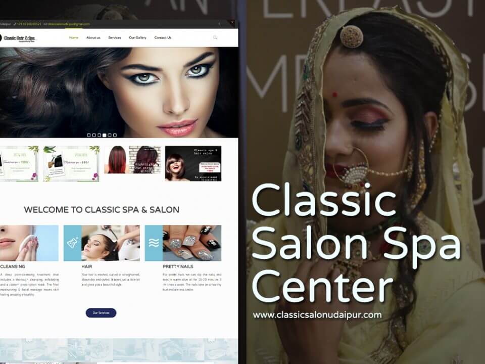 salon website design