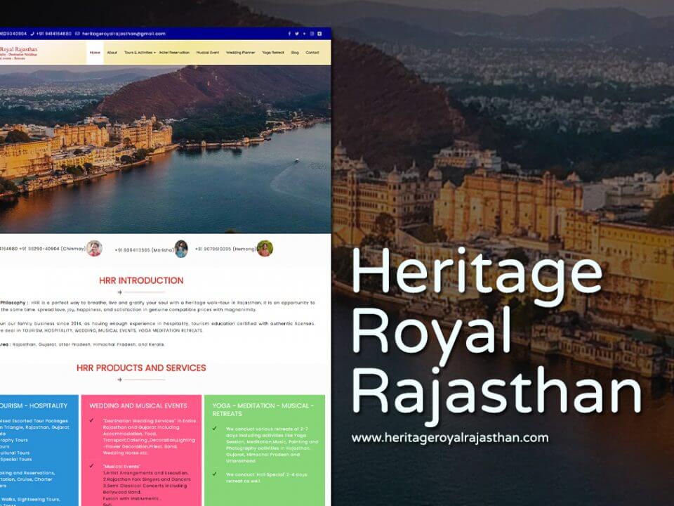 tour guide web design