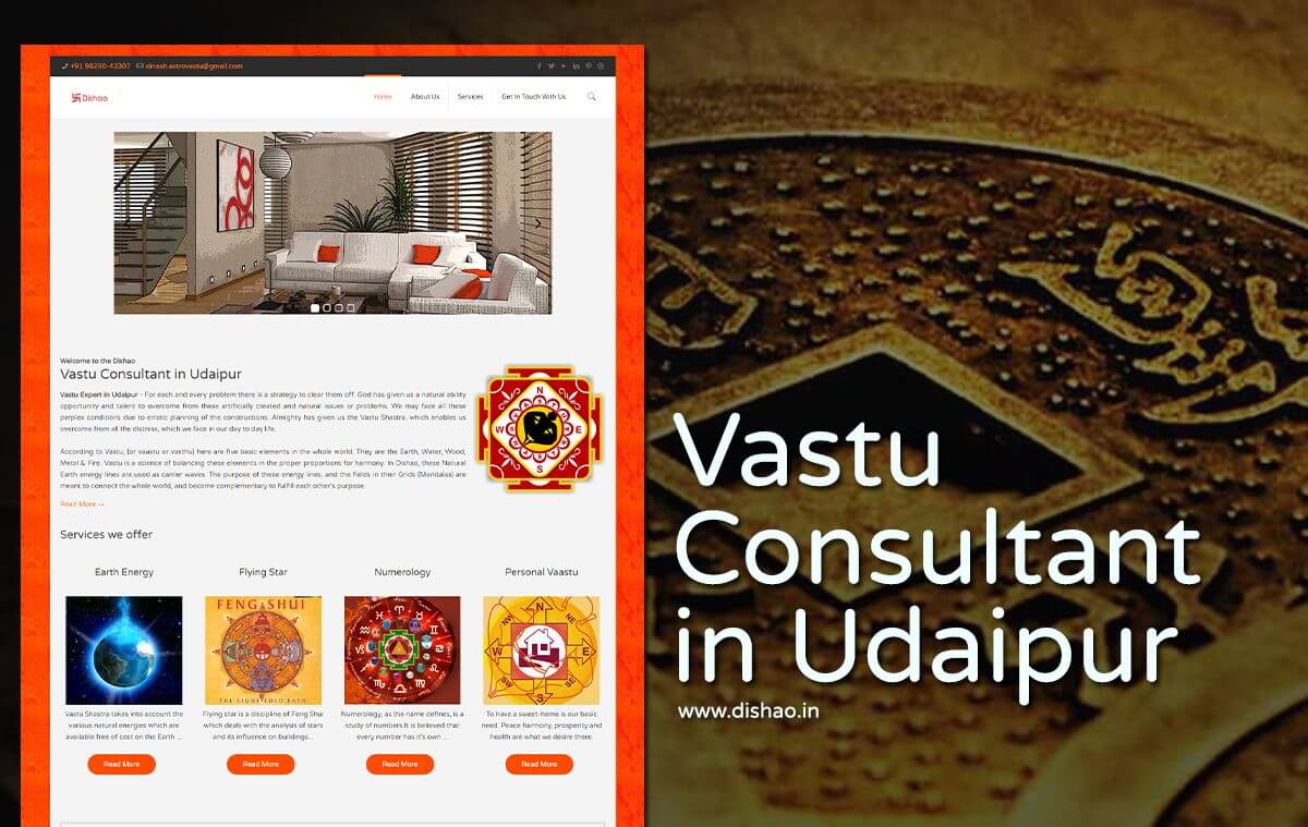 vastu consultant website design