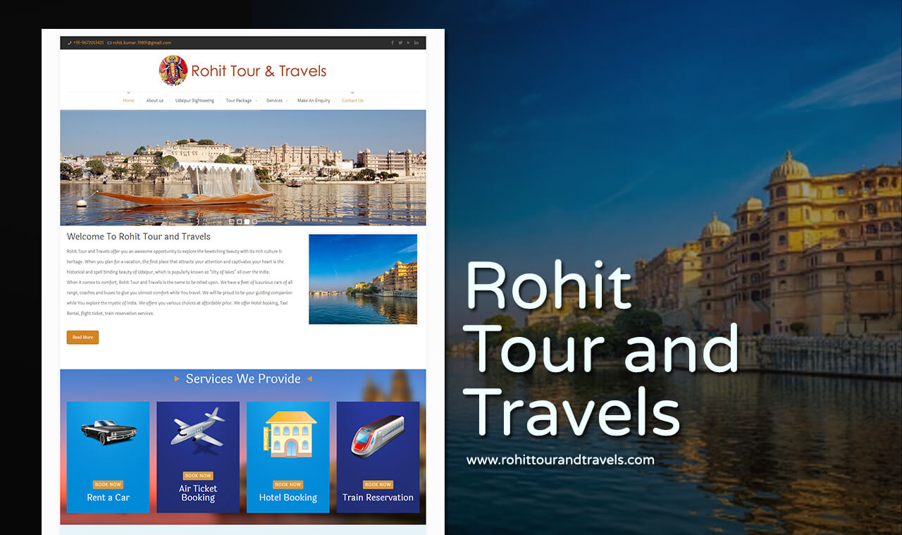 best travel agency web design