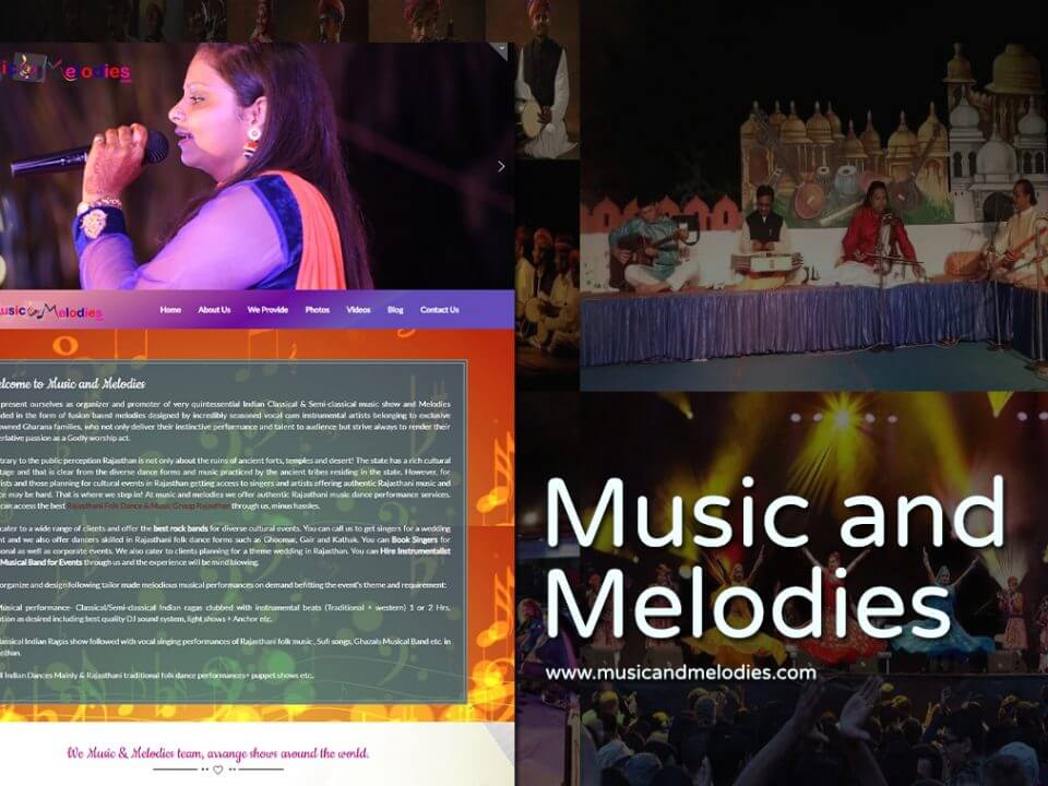 music artist anchor website design