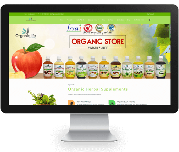 organic-product-website-design