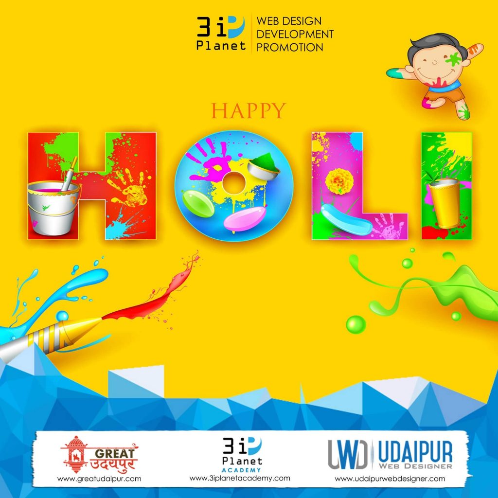 happy holi banner