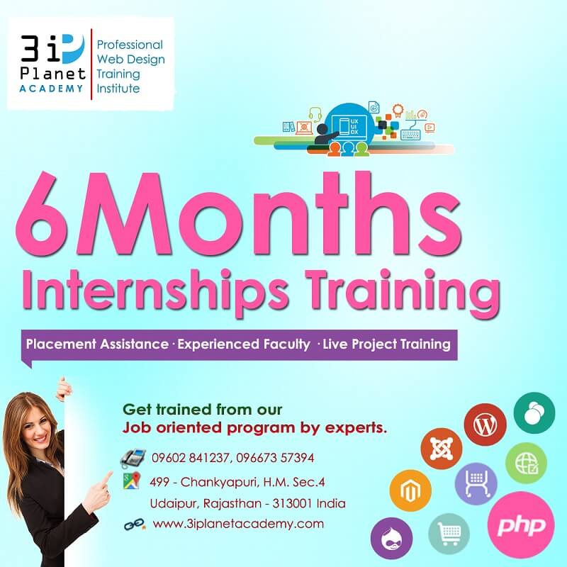 6 Months Internships Training For MCA And B.Tech In Udaipur