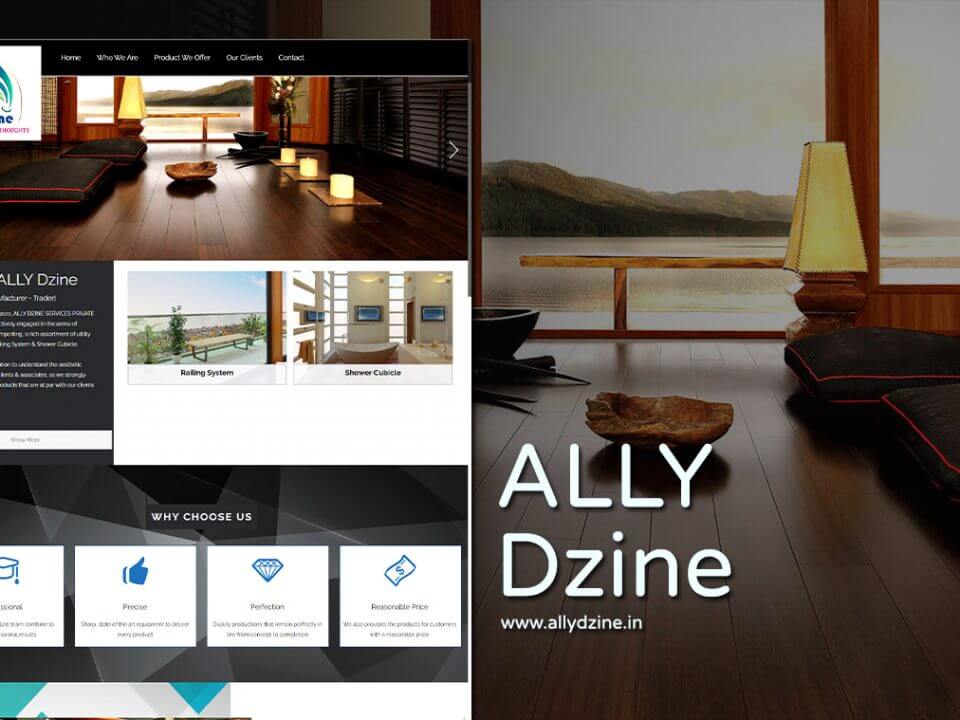 interior designer web design