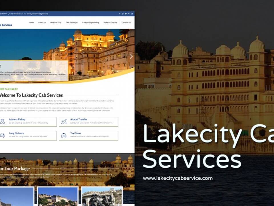 cab service website design