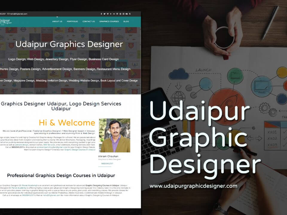 graphics designer website design