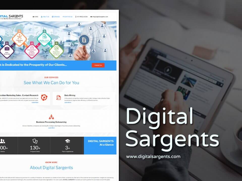 outsource company website design