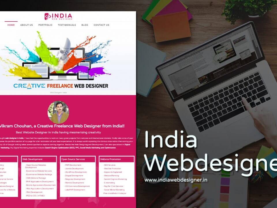 personal portfolio web design