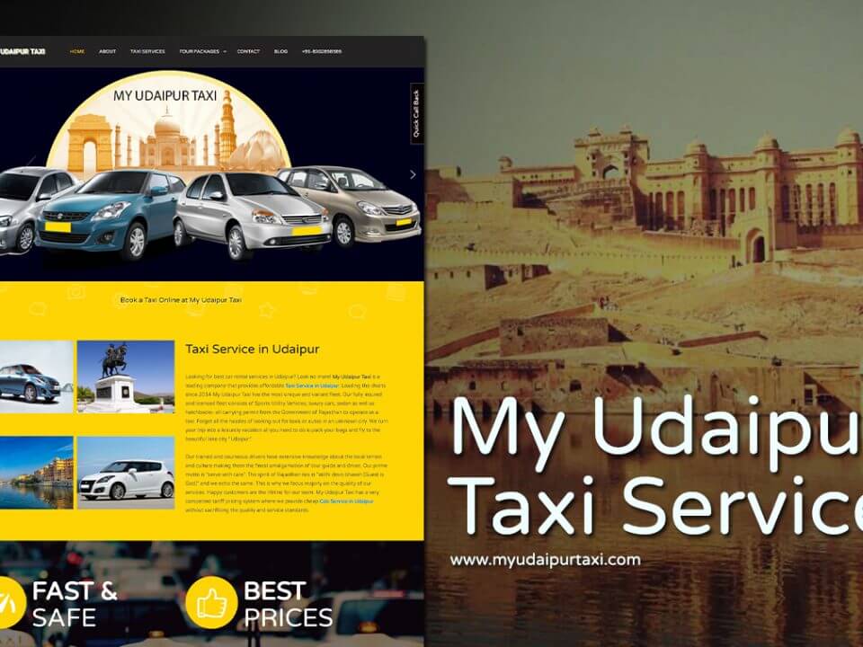 taxi website design