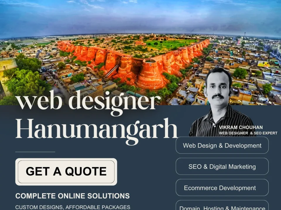 Web Designer Hanumangarh