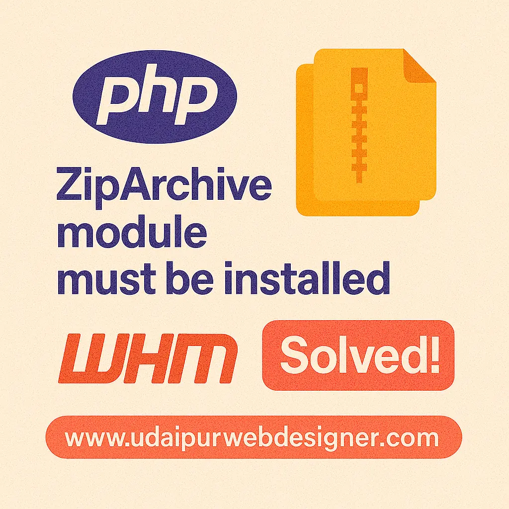 PHP-ZipArchive-module-must-be-installed-solution
