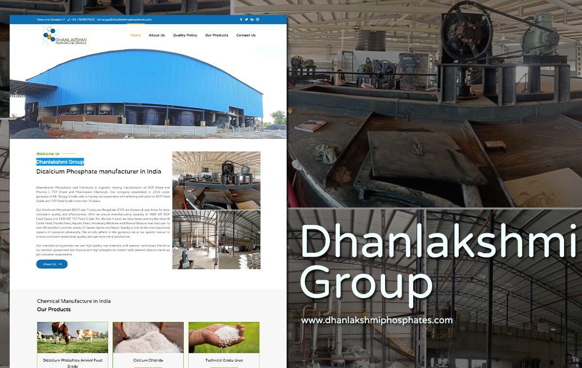 Dicalcium phosphate company website design
