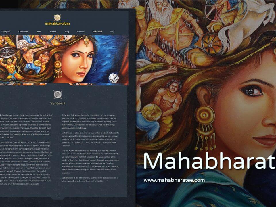 book author website design