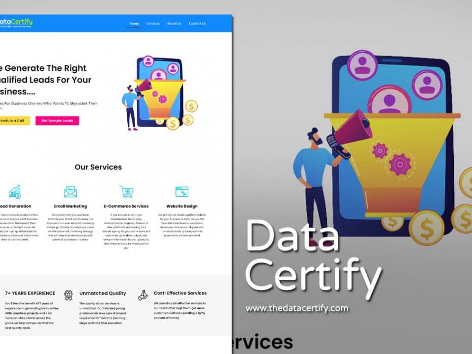 kpo company website design