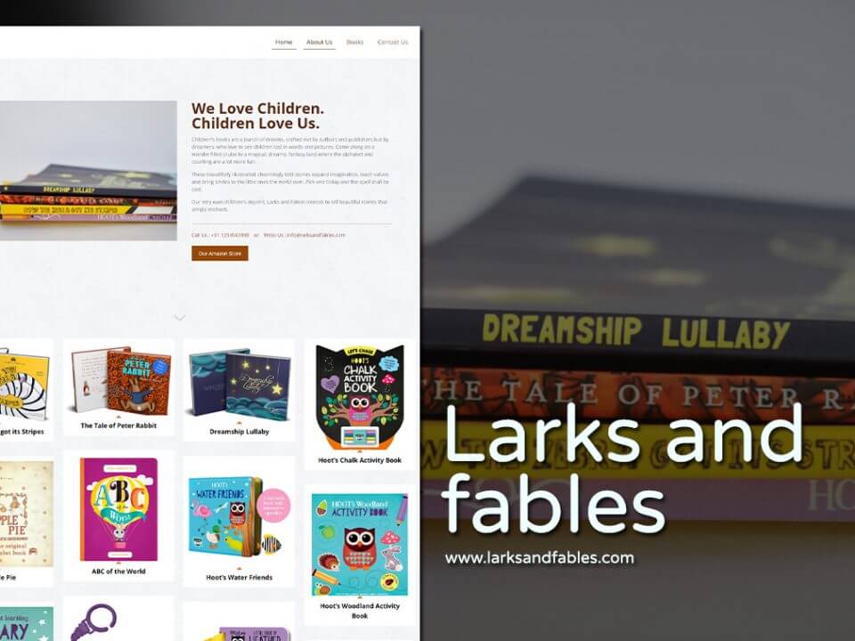 publishing house website designer