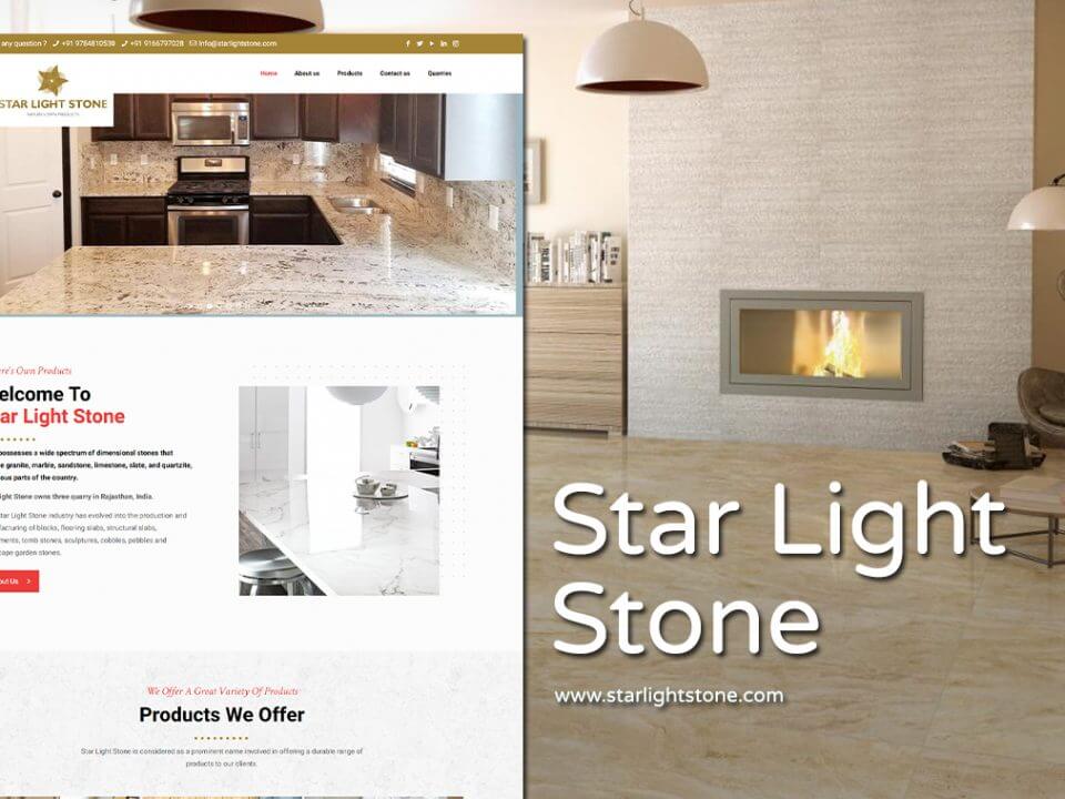 stone exporter website design