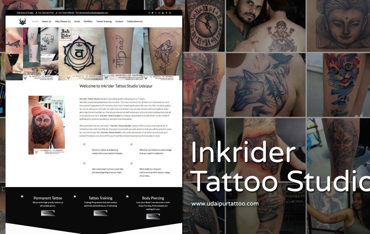 Tattoo Theme: Pinterest-Style Design for Photoblogs