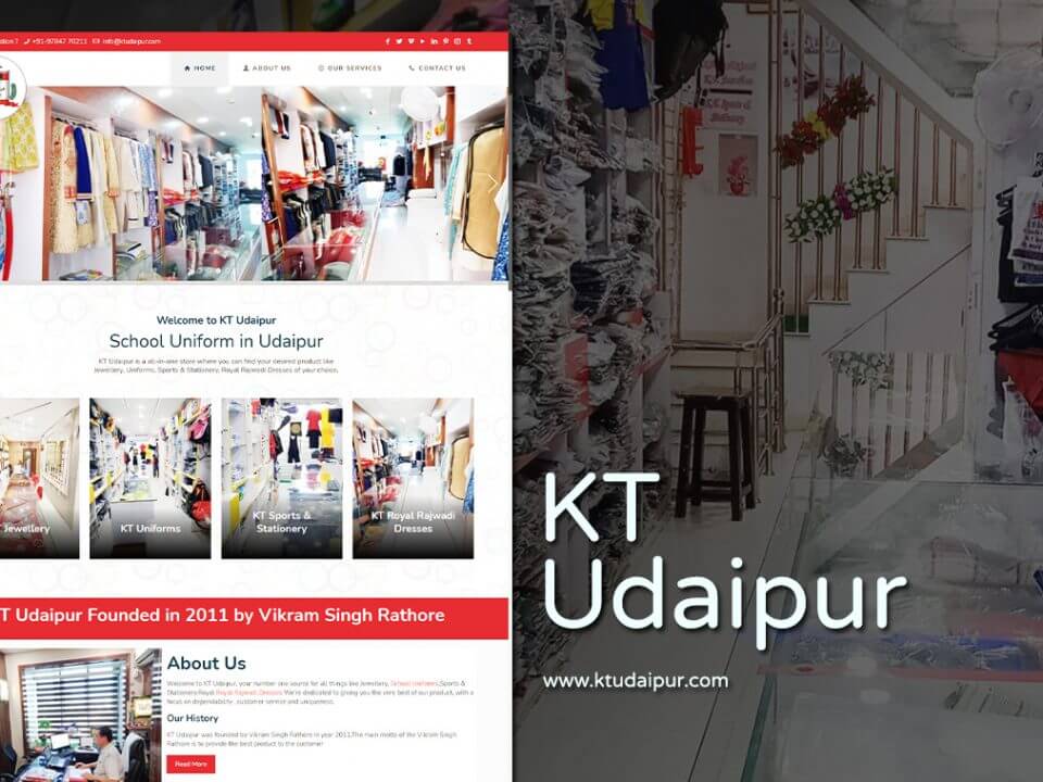 uniform wholesaler website design