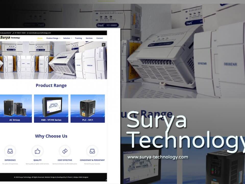 Electric Products Website Designers