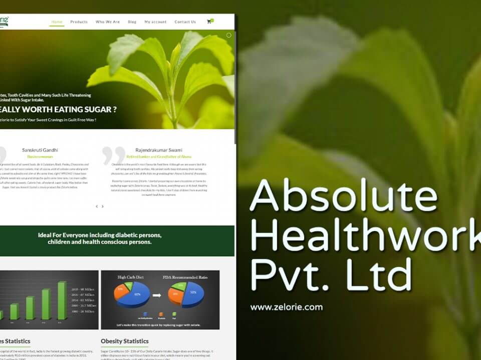Healthcare Products Website Designer