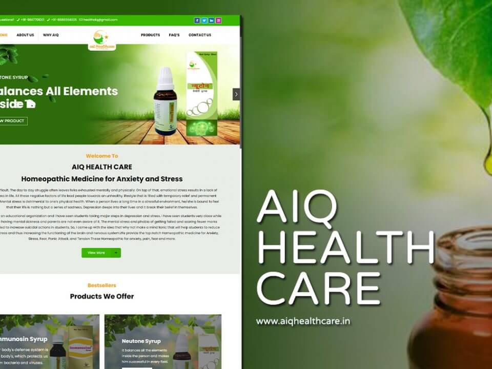 Homeopathic Clinic Website Designer 1