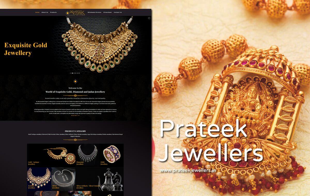 Jewelry Collection Website Designer