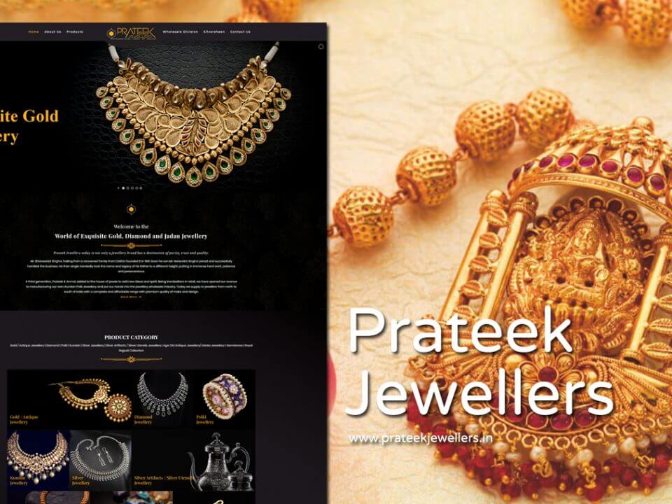 Jewelry Collection Website Designer