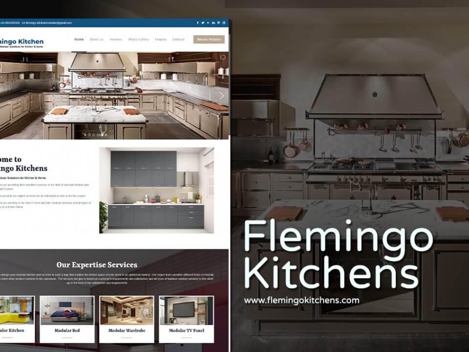Modular Kitchen Website Designs