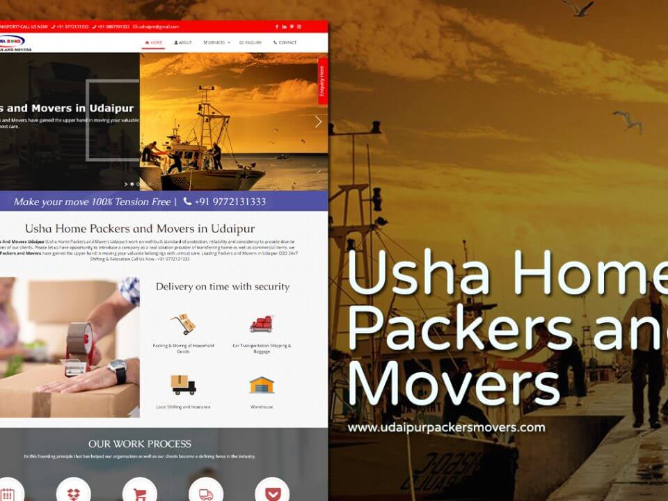 Udaipur Packers Movers portfoilio