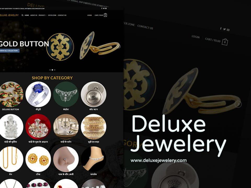 jwelery collections website designer