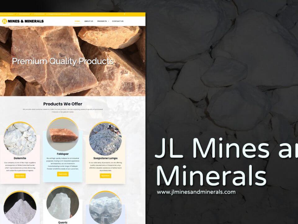 Mineral Industries Website Designer Udaipur