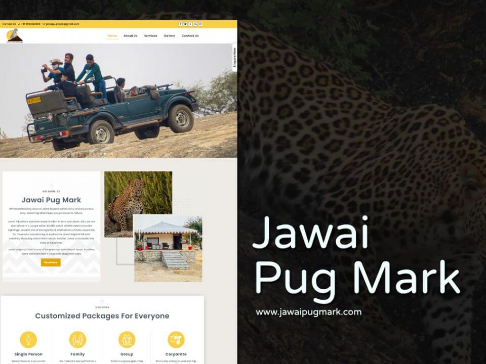 adventure tour website designer in india